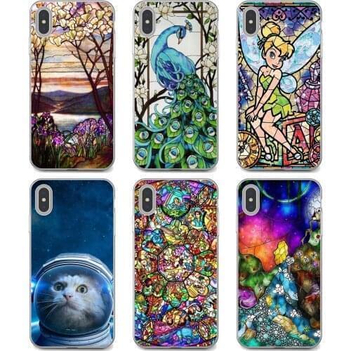 Cell Phone Case Cover Astronaut-Stained-Glass-Colorful-Cat For Huawei P30 P40 P20 P7 P8 P9 P10 Lite Plus Pro 2015 2016 2017 Mini