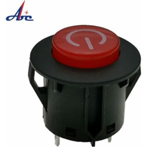 DS-422 22mm with 12V Led Self Lock Latching OFF- ON Push Button Switch maintained fixed push button switch