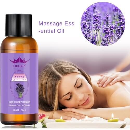 Lavender Essential Oil 30ml Plant Essential Oil Ginger Oil Body Massage Thermal Body Oil For Scrape Therapy SPA Relieve Stress