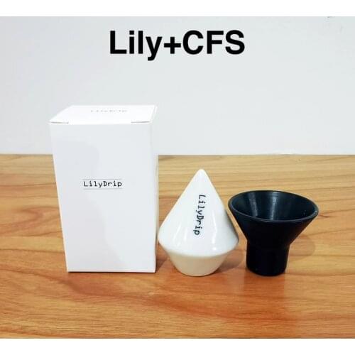 Lilydrip coffee dripper transformer brewer filter paper inverter Compatible for most cone dripper V60 brewer set help brewing
