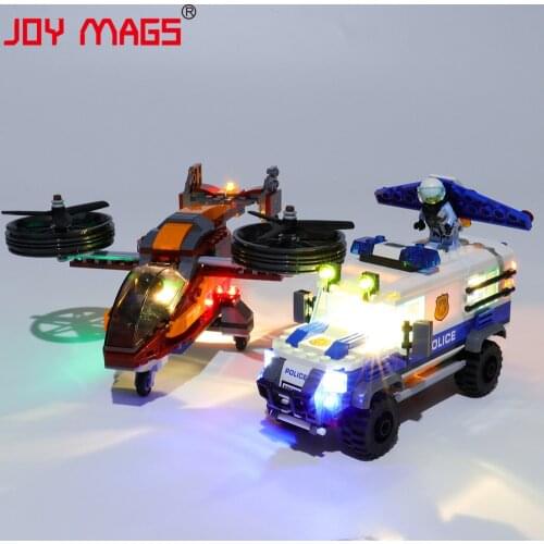 JOY MAGS Led Light Kit For 60209 Sky Police Diamond Heist . (NOT Include Model)