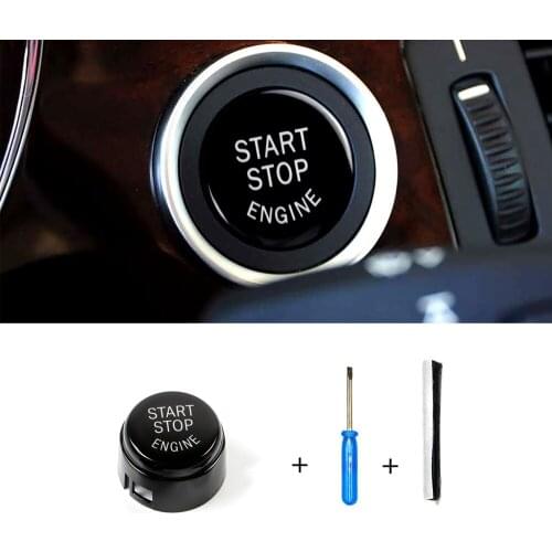 Engine Start Stop Switch Cover for BMW 1 2 4 4 5 6 7 Series X1 X2 X3 X4 X5 X6 Without Off Button Replace Cap Car Accessories ABS