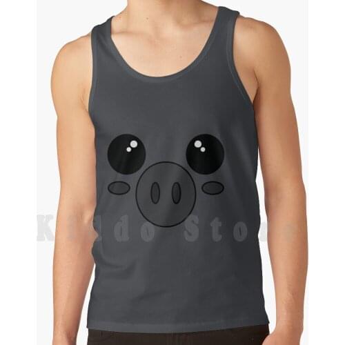 You Selfish Pig tank tops vest sleeveless Pig Simple Farm Cup Travel Snout Nose Barn Cow Cute Anime
