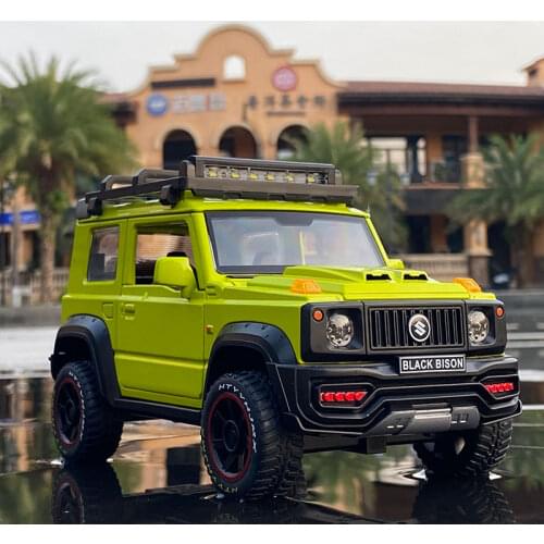 Large Size 1:18 SUZUKI Jimny Alloy Off-Road Vehicle Car Model Diecasts & Toy Vehicles Metal Car Model Simulation Childrens Gift