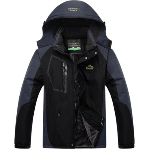 Winter Military Jackets Men Windbreaker Waterproof Jacket Thick Velvet Warm Parka Brand Clothing Plus Size 4XL 5XL Mens Coats