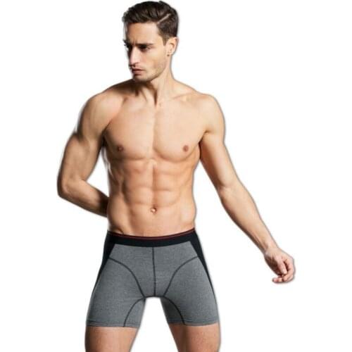 Plus length boxers size M-4XL men shorts comfortable underwear