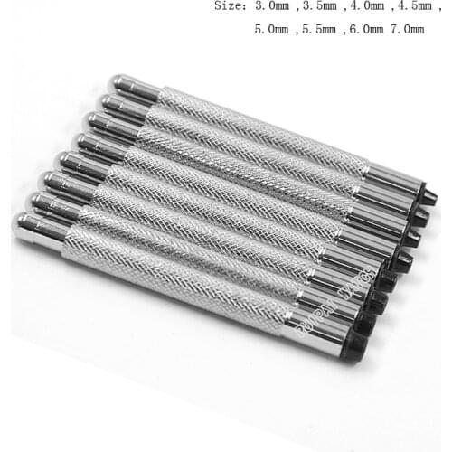 Jewellers Watchmakers Metal Pin Vice Set Of 8pcs Size from 3.0mm to 7.0mm