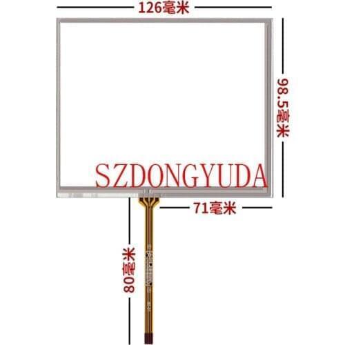 New Touchpad 5.6'' Inch 4-Line 126*99 For Yaskawa JZRCR-YPP01-1 DX100 Touch Screen Digitizer Glass Sensor