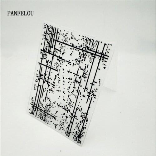 HOT plastic Digital craft card making paper card album wedding decoration clip Embossing folders