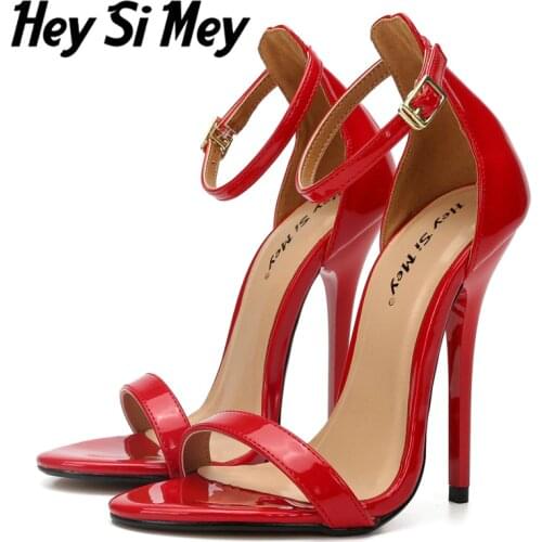 Hey Si Mey Fashion Gladiator Sandals Womens Shoes Big Size Sexy High Heels Sandals Luxury Party Elegant Summer Shoes For Women