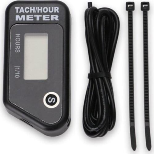 Wireless Vibration Hour Meter Counter Motorcycle Meter For Motocross Engine Boat Snowmobile Motorcycle Chainsaw ATV Jet Ski 016B