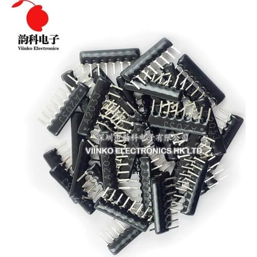 200pcs DIP exclusion Network Resistor array 8pin 47 100 220 300 330 470 510 1K 1.5K 2.2K 4.7K 6.8K 10K 20K 22K 33K 47K 100K ohm