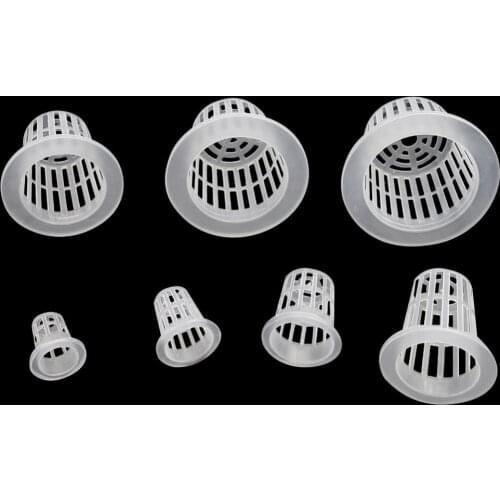 Soilless Planting Net Cup Hydroponic colonization Mesh Pot Vegetable Cultivation Nursery Plant tools 100 Pcs