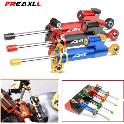For HONDA CBR600F4i CBR600 F4i CBR900RR 919 Moto CNC Motorcycle Steering Damper Stabilizer Linear Reversed Safety Control Over