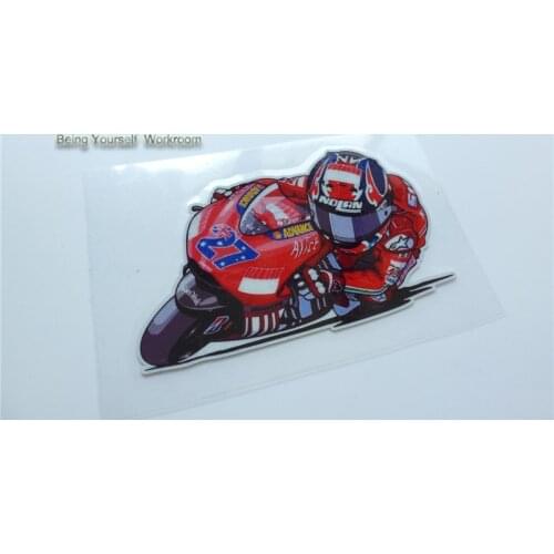 Reflective motocross decals motorsport Casey Stoner N0.27 stickers car-styling car motorcycle race bike stickers vinyl ATV