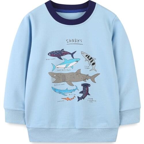 Sweatshirts for Kids Clothes Autumn Outwear Pullover Children Hoodies Clothing Rainbow Applique Baby Girl Long Sleeve Tops