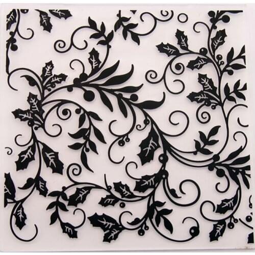 EMBOSSER Plastic Embossing Folder For Scrapbook Stencils LEAVES DIY PAPER Album Cards Making CRAFT SUPPLIES Scrapbooking MOLDS
