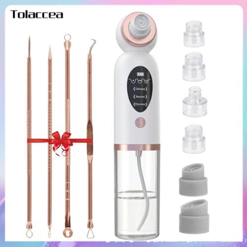Blackhead Remover Pore Vacuum Cleaner Upgraded Blackhead Vacuum Rechargeable Face Vacuum Comedone Extractor Tools for Blackhead