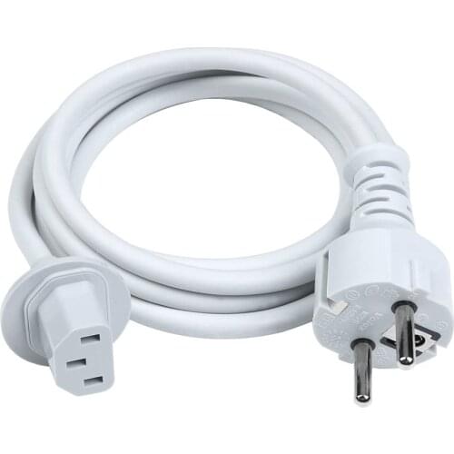 High quality NEW Europe Plug 1.8M Power cord cable for IMAC Computer Macbook EU plug charger adapter