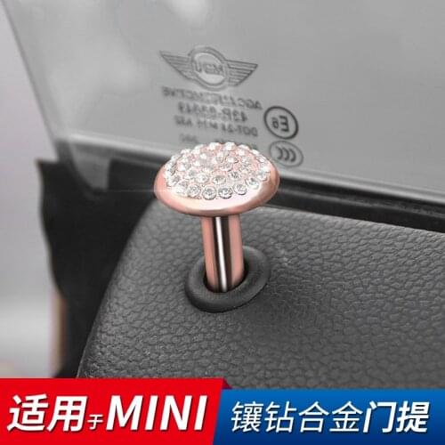 1pcs/2pcs 3D Zinc alloy car styling car Door cap stickers Car door bolt Decoration for BMW MINI cooper F54 F55 F56 F60 R60 R61