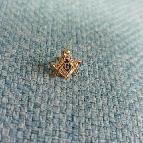 11mm blue lodge masonic mason freemasonry Lapel Pin badge