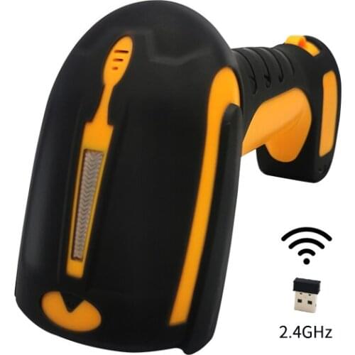 2.4G Connection Rugged 2D Reader Desktop Barcode Scanner Gun