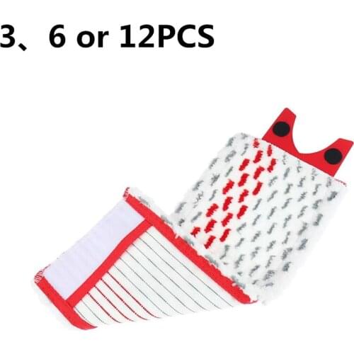 3 or 6PCS Microfibre Refill Mop Pads Replacement for Vileda UltraMax 1/2 Spray Mop for O-Cedar Mop 36*14cm