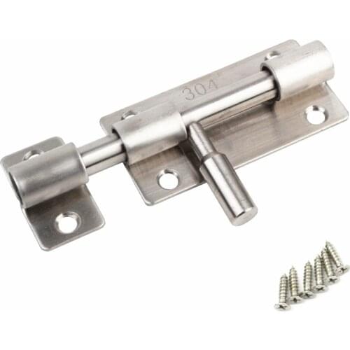 5pcs/lot Small Size 3inch Stainless Steel Hardware Window Sliding Door Lock Bolt