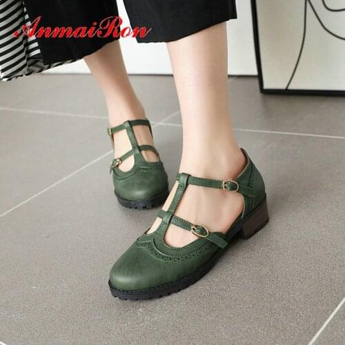 AnmaiRon Shoes With Medium Heels