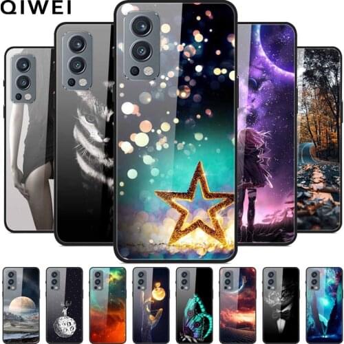 For Oneplus Nord 2 5G Case Silicone Bumper Tempered Glass Hard PC Back Cover For One plus Nord2 5G Phone Cases for Nord2 2021