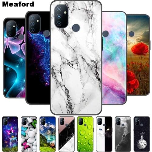 For OnePlus Nord N100 Case Marble Soft Silicone Back Case for One Plus Nord N10 N200 5G Phone Cover for OnePlus Nord N200 Coque