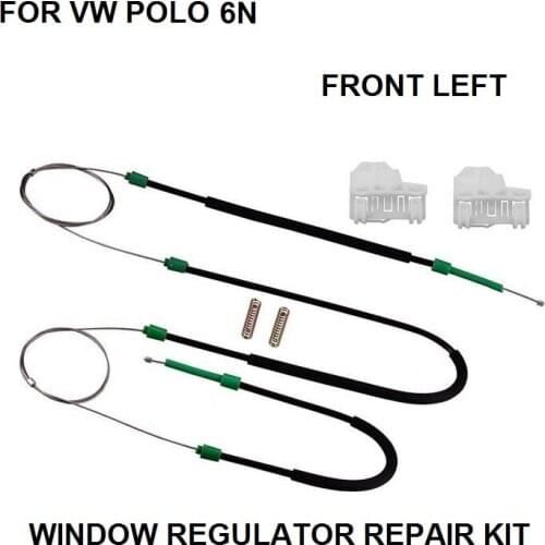 ELECTRIC WINDOW REGULATOR REPAIR KIT FOR VW POLO 6N1 6N2 4/5 DOOR FRONT LEFT NEW