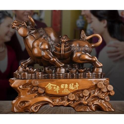 Fortune Ox furnishing fortune Ox office decoration stock speculators Fortune Ox spirit sky-high decoration feng shui housewarmin