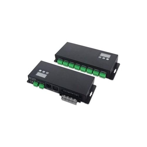 5V 12V 24v dc rgb dmx512 controller dmx controller 24ch led driver