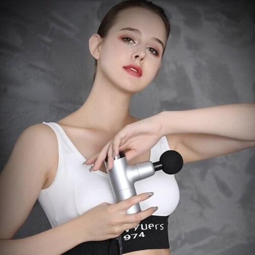 Portable Mini Fascia Gun Percussion Muscle Massager Relaxer Massager Deep Tissue USB Rechargeable Body Massager Masajeador