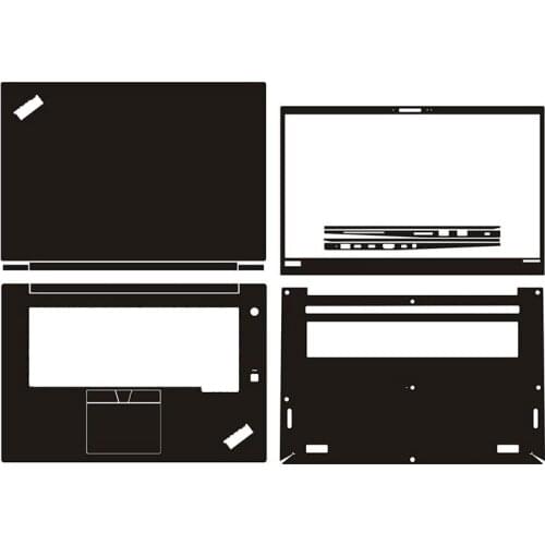 Carbon fiber Leather Laptop Sticker Decal Skin Cover Protector for Lenovo ThinkPad X1 Extreme 1st Gen 15.6"