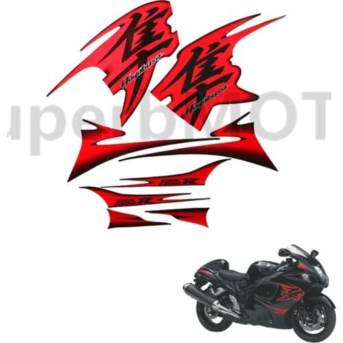 Motorcycle Whole Fairing Stickers Decal For Suzuki GSXR1300 HAYABUSA 2008 2009 2010 2011 2012 GSXR 1300