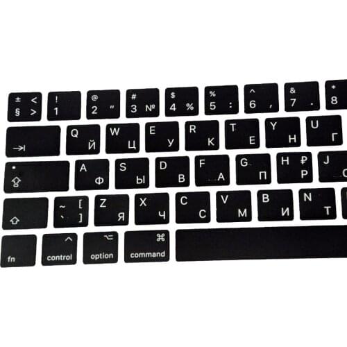 Genuine Key Cap for MacBook Pro Retina 13" A1708 Russian RU Keyboard Keys Keycaps Late 2016 Mid 2017