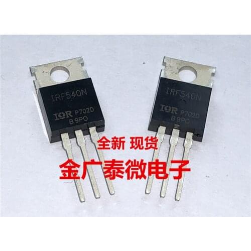 10 / PCS irf540npbf irf540n TO-220 100V 33A direct MOSFET