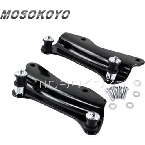 Detachable Mounting 4 Point Sissy Bar Luggage Rack Docking Hardware Kit for Harley Touring Road King FLHR FLHX 2014-2017