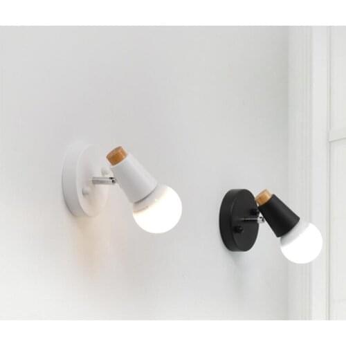 Nordic wrought iron antler small wall lamp Modern minimalist personality LED restaurant Qing Bar hotel room bedside wall lamp