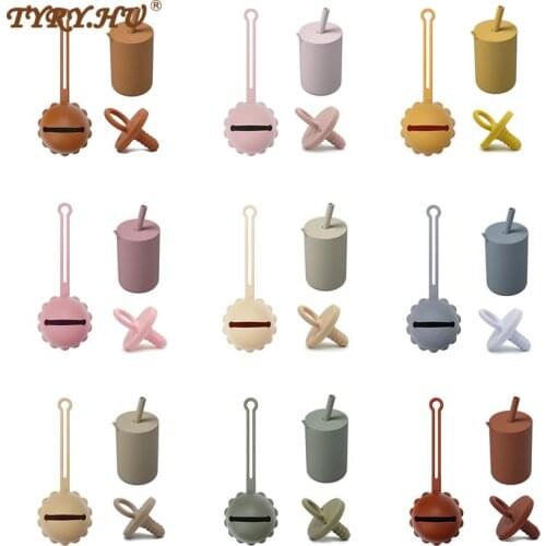 TYRY.HU New Design Baby Silicone Pacifier Holder BPA Free Food Grade Silicone Infant Portable Soother Lion Nipple Storage Box