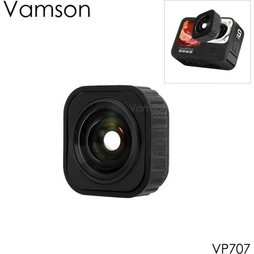 Vamson for Go Pro Max Lens Mod for hero9 Protective Shot Replacement for Shooting Video Recording for Gopro Accessories VP707