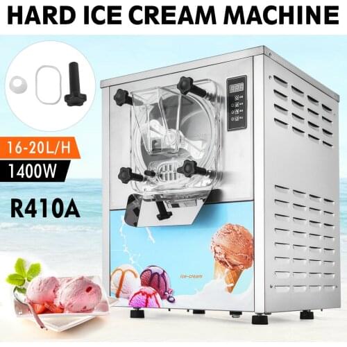 20L/H Hard Ice Cream Machine LCD Display Commercial Yogurt Maker