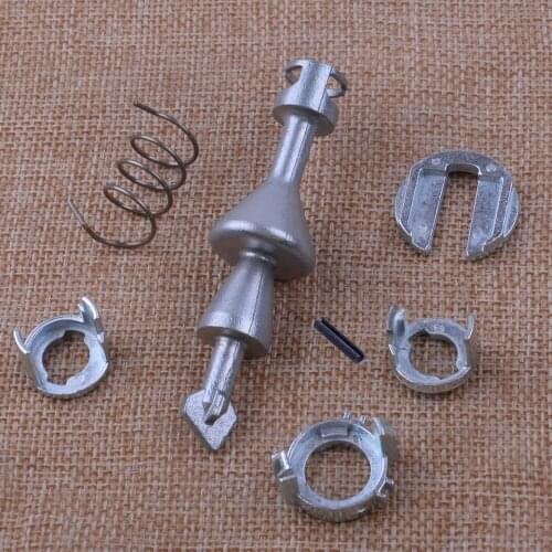 CITALL 7Pcs/Set Car Door Lock Barrel Cylinder Repair Tool Kit L/R Silver Fit For BMW 3 Series E90 E91 E92 E93 2006 - 2011