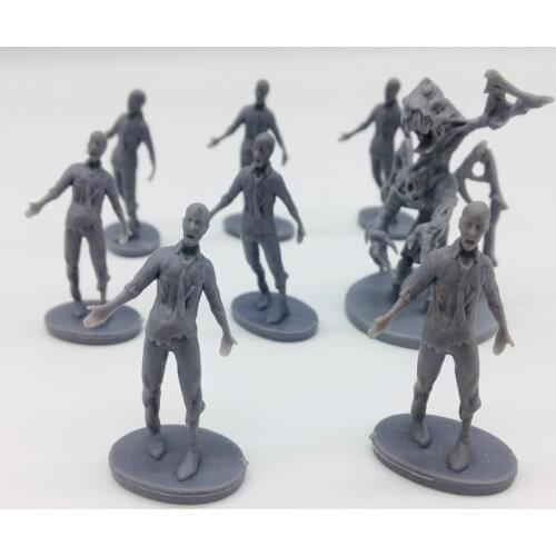 Hot 4pcs Board Role-playing Games Model Endless Slaughter Black Death Zombies Npc Zombie Random for kids toys Xmas