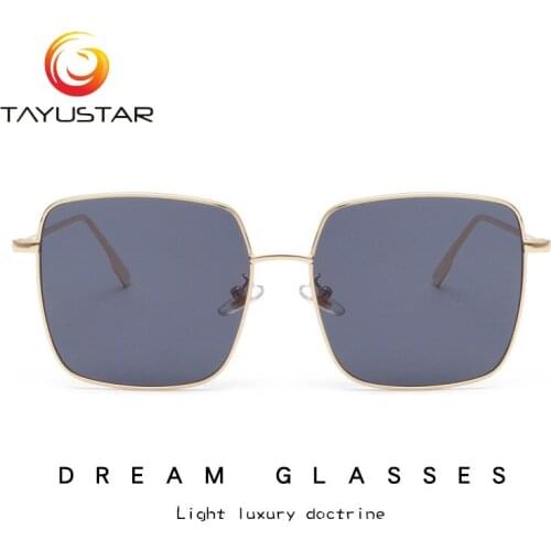 MEESHOW sunglasses 2020 fashion luxury high quality oversize sunglasses retro men women square sunglasses korean