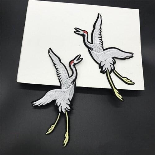 Wholesale 20pcs 17*7.5cm Embroidered Sewing On Patch Iron-On Patch Stickers For Clothes Sewing Fabric Applique Supplies YH157
