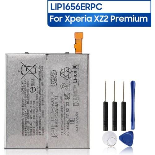Sony Original Replacement Phone Battery For SONY Xperia XZ2 Premium LIP1656ERPC Authentic Rechargeable Battery 3540mAh