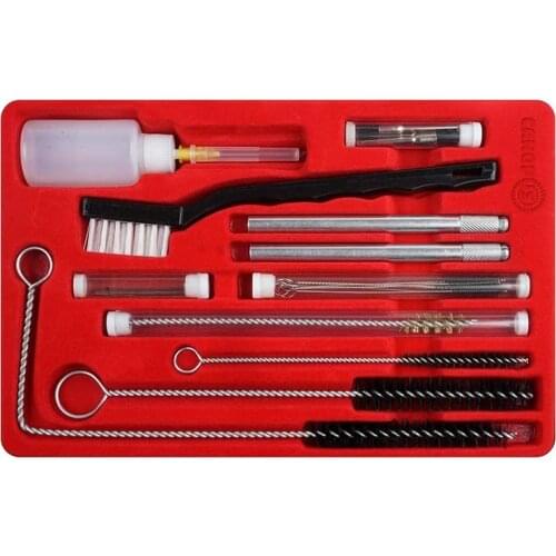 Professional Spray Cleaning Kit with Case, 23 Piece Complete Set for Cleaning HVLP Spray Tool Air Tools, Airbrush